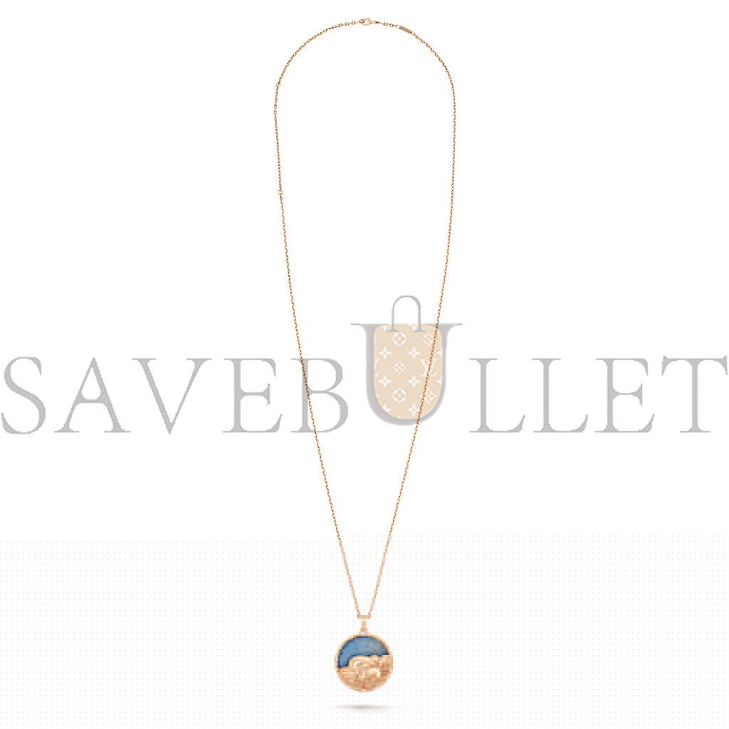 V*N CL*F arpels zodiaque long necklace cancri vcarp9rf00